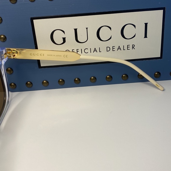 New - GUCCI Gold Square Unisex Sunglasses
GG0976S 004 56 - Picture 9 of 15